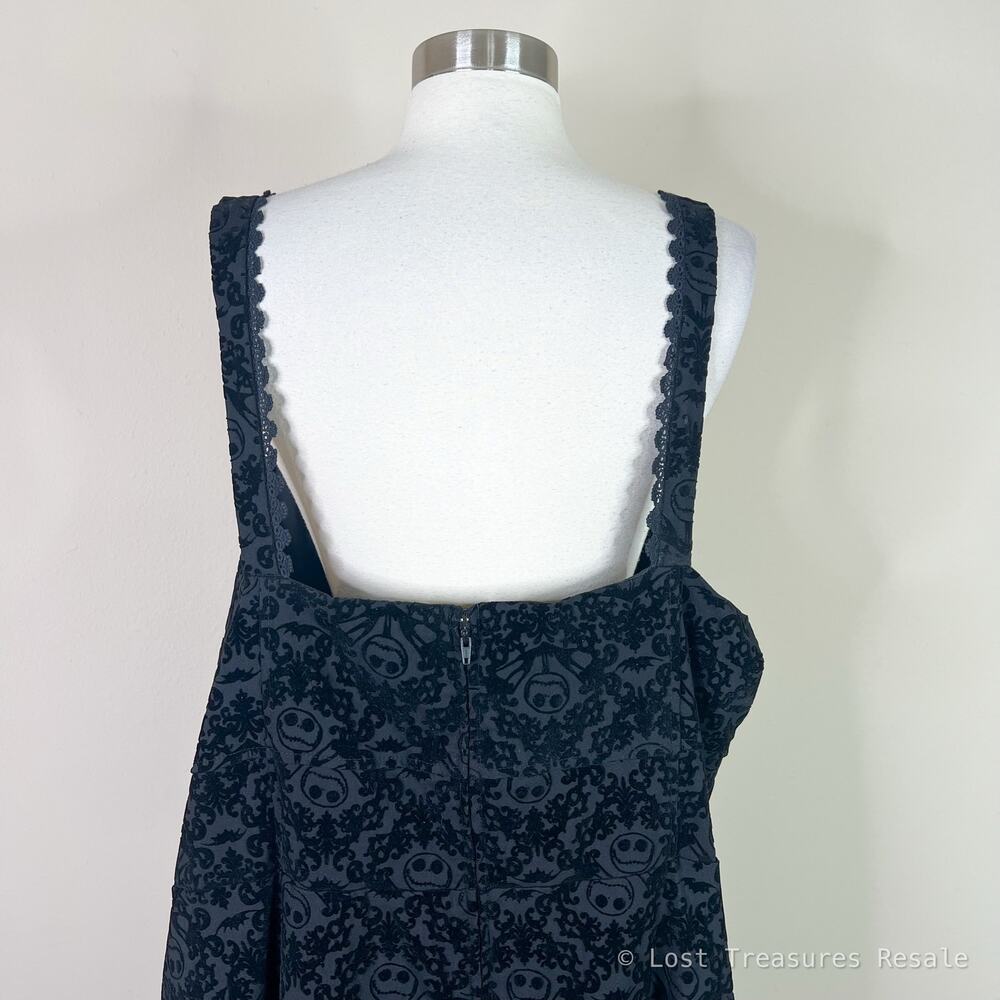 Torrid | Disney Nightmare Before Christmas Jack Skellington Midi Dress Plus Size - Picture 7 of 9